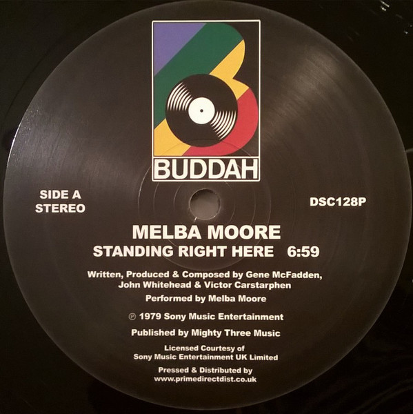 MELBA MOORE - STANDING RIGHT HERE / MAKE ME BELIEVE IN YOU